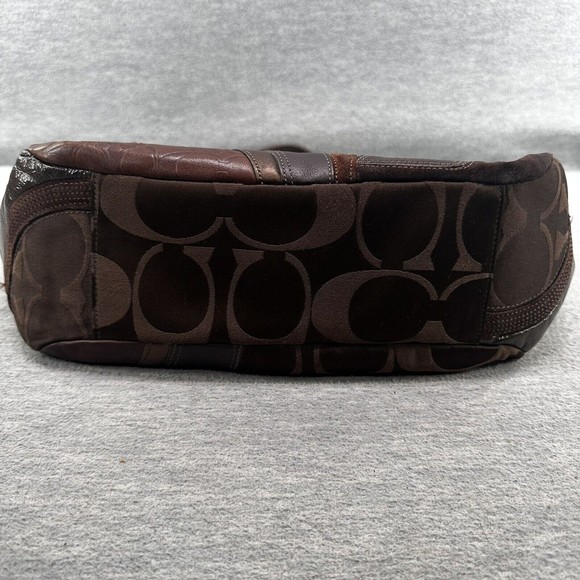 Coach Patchwork Tote in Brown and Tan - Picture 12 of 15